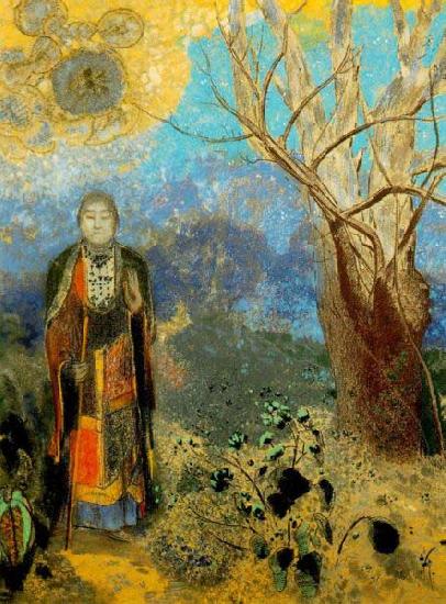 Odilon Redon The Buddha, oil painting picture